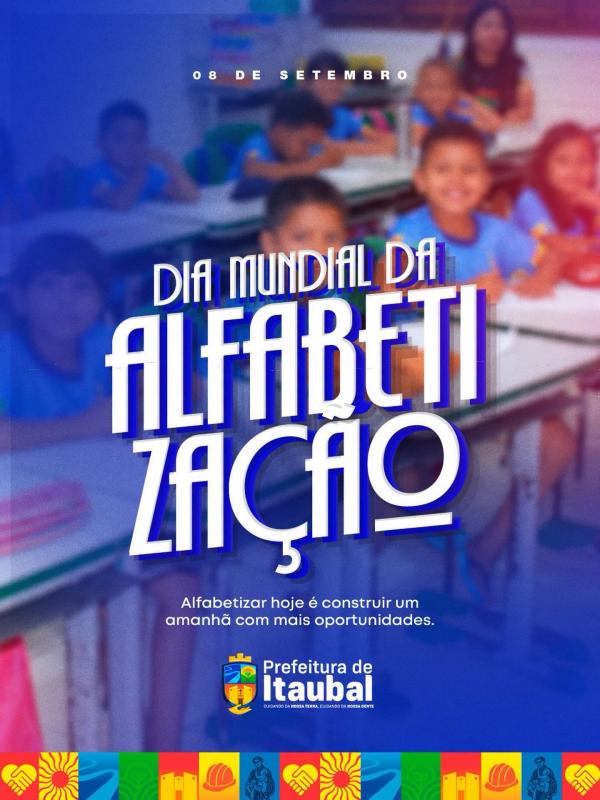 08 de setembro, Dia Mundial da Alfabetização