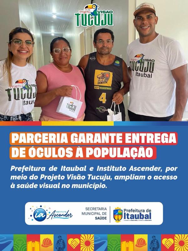 PARCERIA GARANTE ENTREGA DE ÓCULOS À POPULAÇÃO