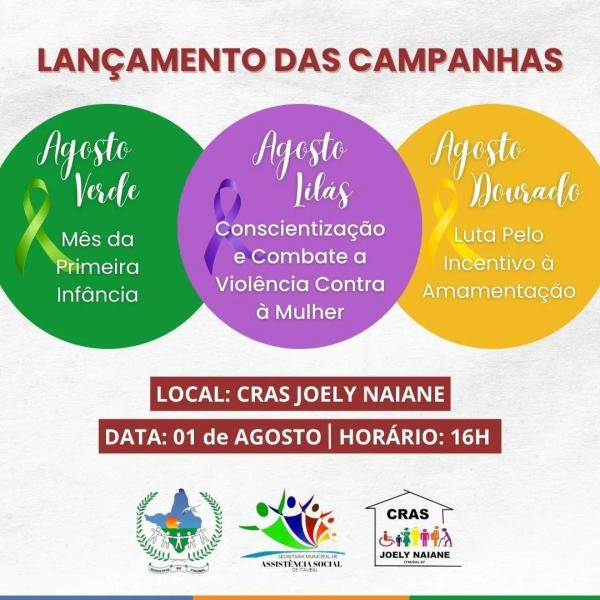 Atenção, atenção!!   O mês de agosto está repleto de importantes campanhas de prevenção e combate
