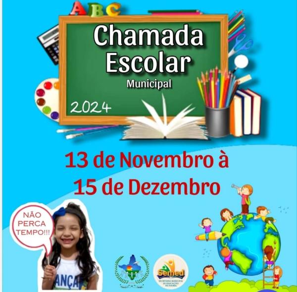 CHAMADA ESCOLAR 2024.