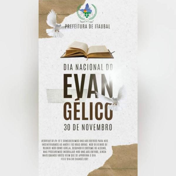 30 DE NOVEMBRO. DIA DO EVANGELHO